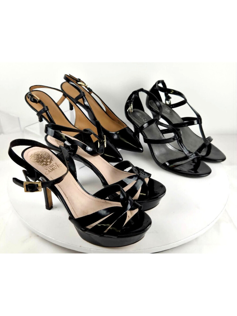 Womens Heels Bundle Size 7M Vince Camuto Calvin Klein Studio Paolo Black